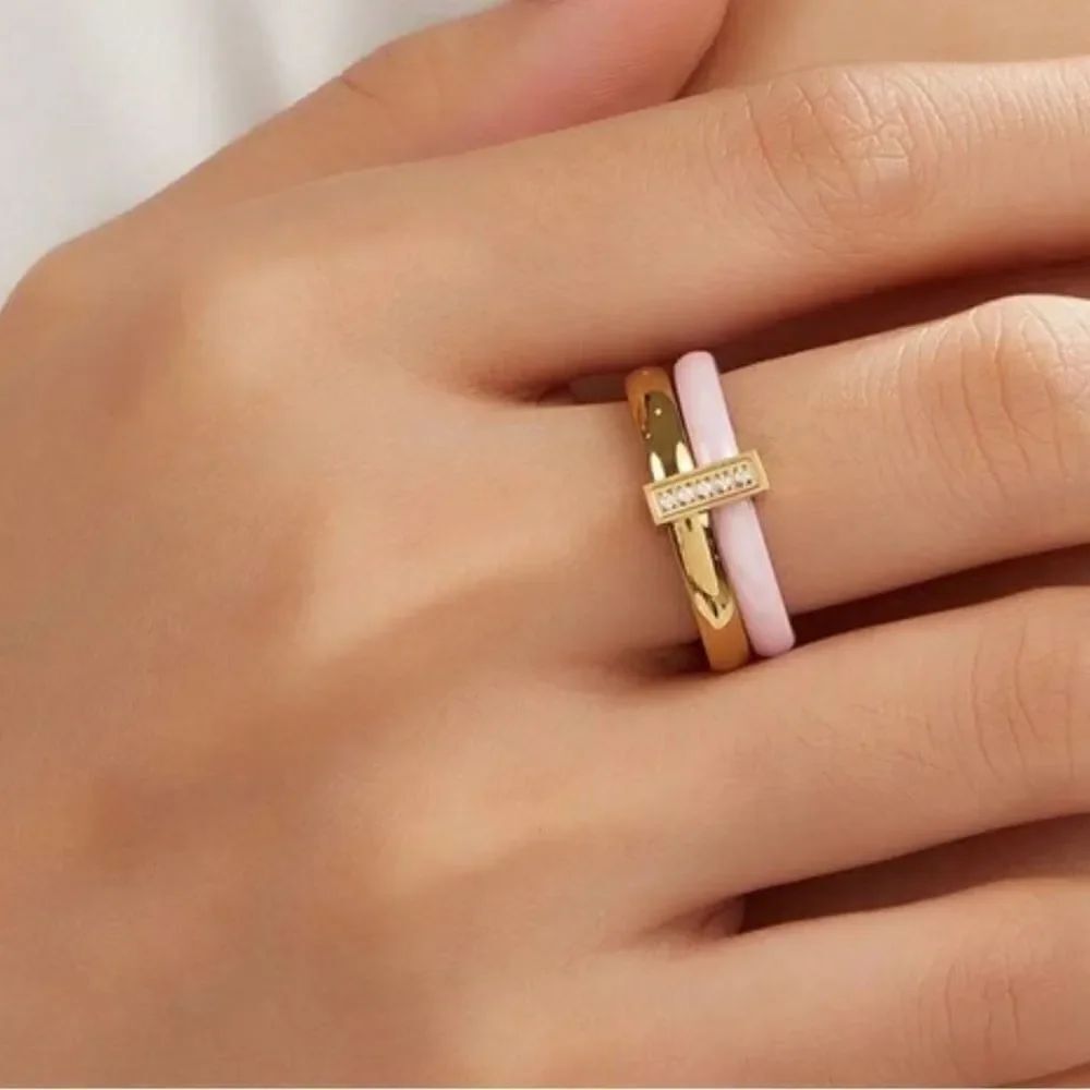 Double enamel Ring N1341
